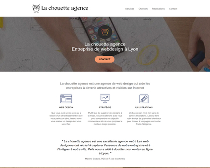 Preview du site La Chouette Agence