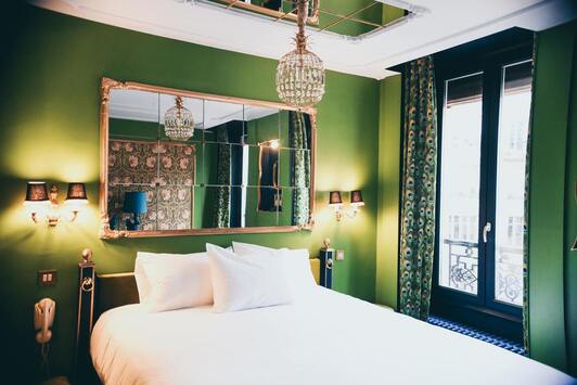 La chambre Emilie de l'Hôtel Le soleil du matin